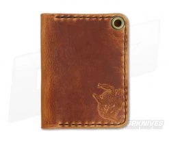 Hitch & Timber Trucker's Hitch English Tan Leather Fold-Over EDC Utility Wallet