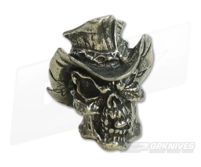 Schmuckatelli Vinnie Garoon Cowboy Skull Bead Pewter 3 Schmuckatelli Vinnie Garoon Cowboy Skull Bead Pewter