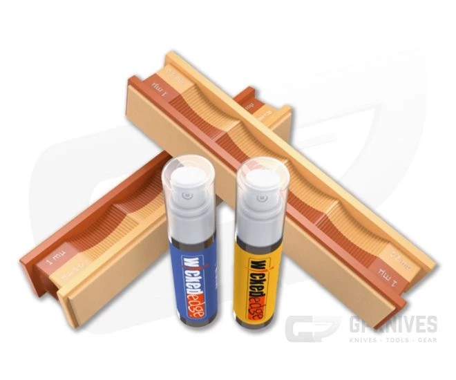 Wicked Edge 1/0.5 Micron Diamond Emulsion and Leather Strops Pack 3 Wicked Edge 1/0.5 Micron Diamond Emulsion and Leather Strops Pack