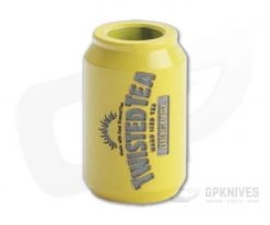 ZeroFeud Tea Bead Yellow Cerakote Aluminum Lanyard Bead ZF001