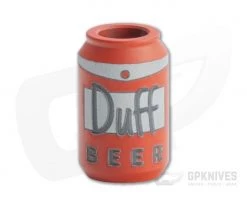 ZeroFeud Beer Bead Orange Cerakote Aluminum Lanyard Bead ZF002