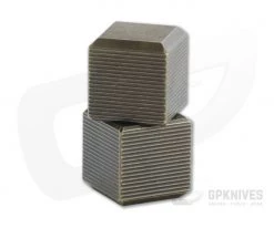 ZeroFeud ZF Snaps Fluted Antiqued Brass Kinetic Worry Stones ZF005