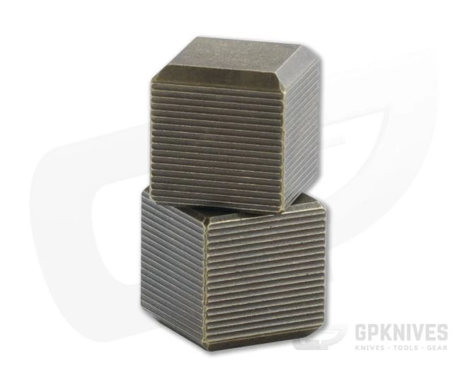 ZeroFeud ZF Snaps Fluted Antiqued Brass Kinetic Worry Stones ZF005 3 ZeroFeud ZF Snaps Fluted Antiqued Brass Kinetic Worry Stones ZF005